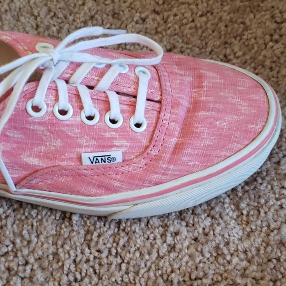 Vans Shoes - Pink design Vans shoes (sneakers)